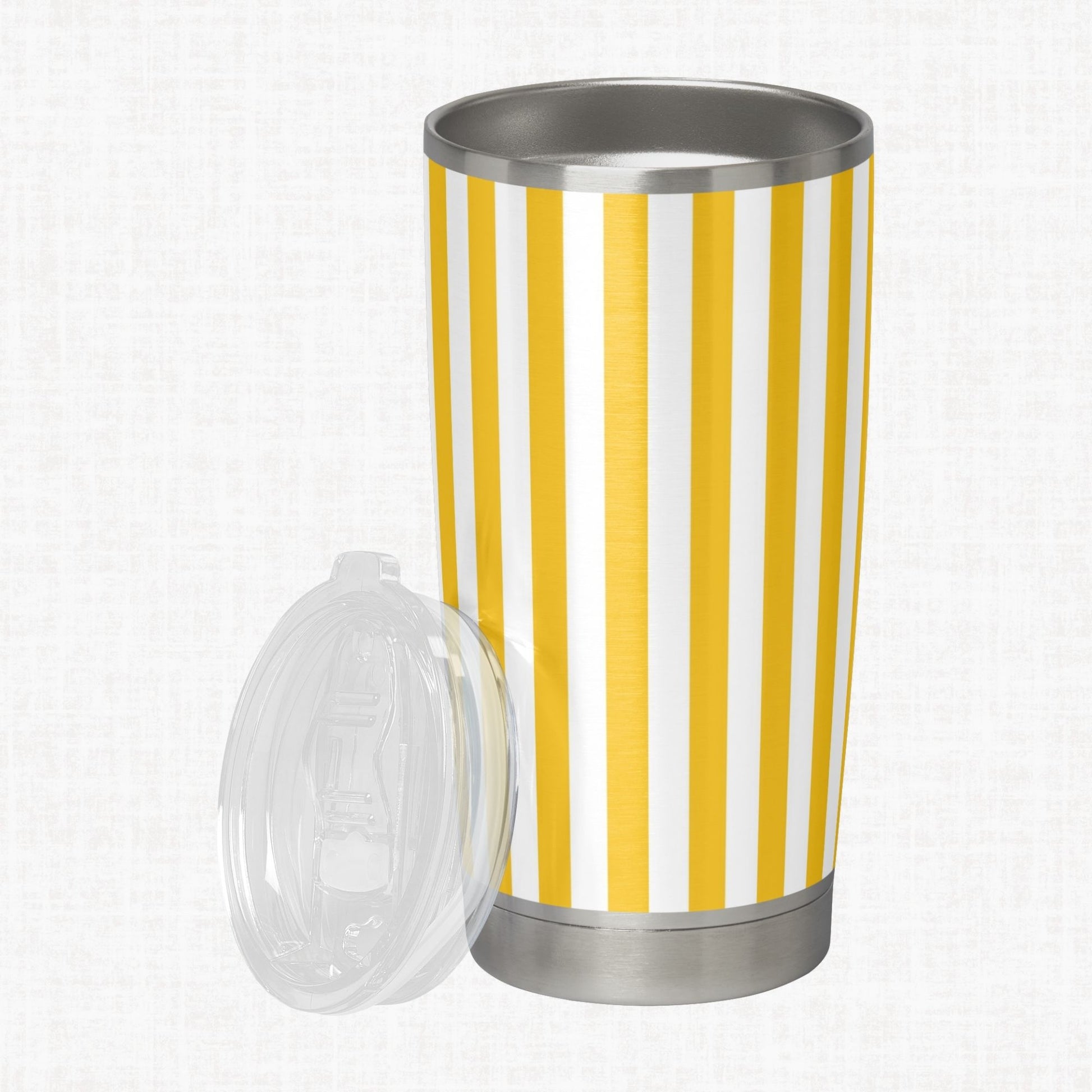 Essential Stripes yellow digital paper pack containing 16 seamless JPG patterns, including eight straight stripes and eight diagonal stripes.